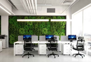 Мебель для офиса Сигма №1 Белая / Sigma