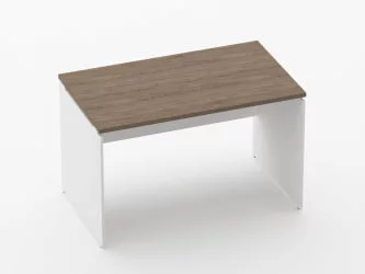 Стол прямой Дека ЛДСП каркас 75.07.12 Дуб Верцаска/Белый / Deka