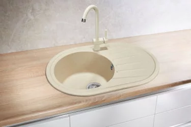 Кухонная мойка СТАНДЭРТ 7601 Белый / STANDART