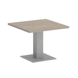 Стол журнальный квадратный ХОМЕ ОФФИCЕ ВР.СП-5-60.2Г Дуб Аттик/Серый металл / HOME OFFICE VR.SP-5-60.2G