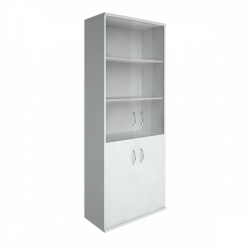 Шкаф высокий широкий Рива А.СТ-1.2 Белый / Riva