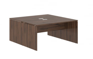 Рабочая станция ЕДИС ЕД2СТ 1580 Дуб Денвер темный Белый / EDIS ED2ST