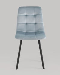 Стул Чиллй велюр серо-голубой 4 шт. / Chilly