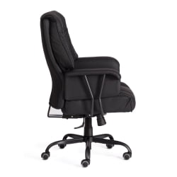 Кресло руководителя БРООКЛЙН кожзам, черный / BROOKLYN