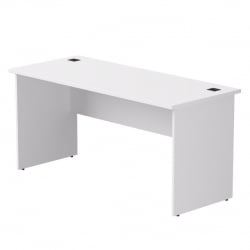 Стол прямой с опорами ЛДСП Еверпроф ЕВО 254С012 Белый / Everprof EVO 254S012