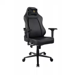 Геймерское кресло Ароззи Примо ПУ Блаcк Голд лого / Arozzi Primo PU Black Gold logo