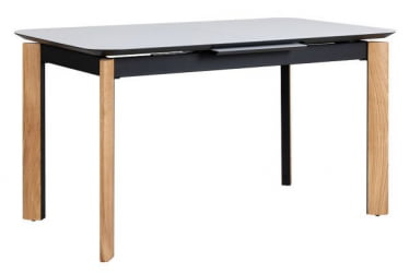 Стол раскладной Комби Гласс 140-180 Аутоматиc Натур/Лигхт матте гласс / Combi Glass Automatic Natur/Light matte glass