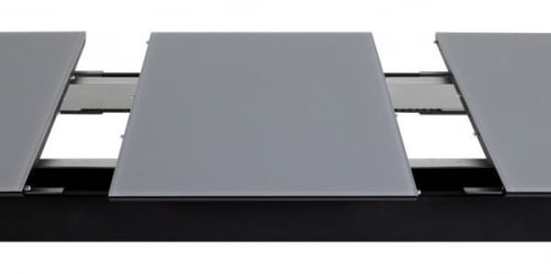 Стол раскладной Комби Гласс 140-180 Аутоматиc Натур/Дэрк матте гласс / Combi Glass Automatic Natur/Dark matte glass