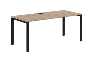 Стол письменный ЕДИС ЕУСТ 1780 Дуб Денвер светлый Черный / EDIS EUST