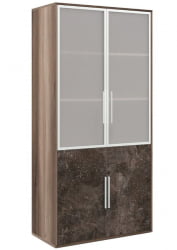 Шкаф для бумаг Б-ТОНЕ БТН36150142 Вяз Бетон темный / B-TONE BTN36150142