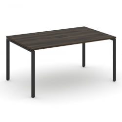 Стол переговорный (1 столешница) CОНCЕПТ CН.ПРГ-014 Дуб Мали Черный / CONCEPT CN.PRG-014