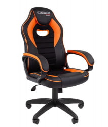 Кресло геймерское CХАИРМАН ГАМЕ 16 Черный Оранжевый / CHAIRMAN GAME
