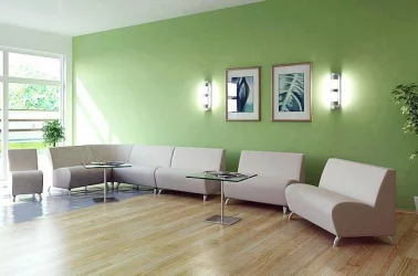 Диван Интер хром 2х местный Еуролине 912 / Euroline