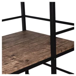 Стол на металлокаркасе БРАБИКС ЛОФТ CД-005 Мореный дуб / BRABIX LOFT CD-005