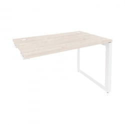 Стол-приставка на О-образном м/к к опорным элементам ОНИКС О.МО-СПР-2.7 Денвер Светлый/Белый / ONIX O.MO-SPR-2.7