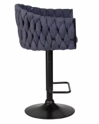 Стул барный ДОБРИН ЛЕОН Синяя ткань ЛАР-275-29 / DOBRIN LEON LAR-275-29