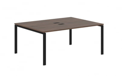 Бенч-система ЕДИС ЕУВСТ 1713 Дуб Денвер темный Черный / EDIS EUWST