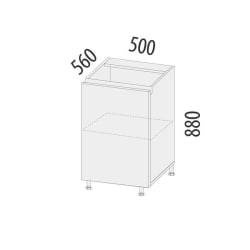 Напольный шкаф (лев/прав) Бостон 104.61