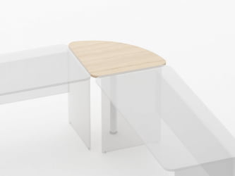 Приставка угловая Глассй 2.16 Туя / Glassy