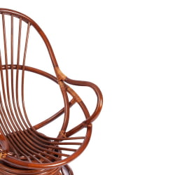 Кресло вращающееся ФЛОРЕС 5005 /без подушки/ Пекан (орех) / FLORES Pecan