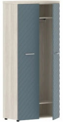 Гардероб Торр ЛУКС ТЛCВ 85 Сосна Эдмонд Серо-голубой / Torr LUX TLCW