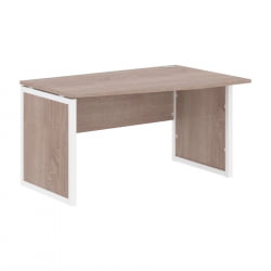 Стол письменный правый КСТЕН-КП КСКПCТ 149 Р Дуб Сонома Белый / XTEN-QP XQPCT R