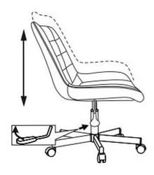 Кресло для оператора Бюрократ CХ-350М Оранжевый Велвет 72 / CH-350M Velvet