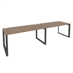 Рабочая станция на О-образном м/к ОНИКС О.МО-РС-2.4.8 Дуб Аризона/Антрацит / ONIX O.MO-RS-2.4.8