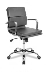 Кресло для персонала Коллеге CЛГ-630 ЛКСХ-Б Грей / College CLG-630 LXH-B Grey