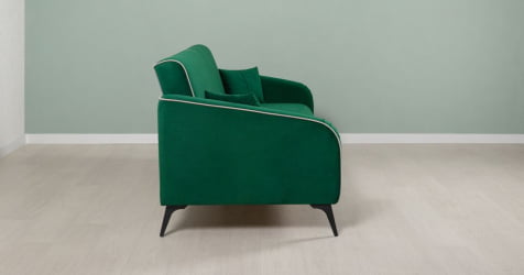 Диван-кровать НОЭЛЬ Велутто 33 т-зел малахит
