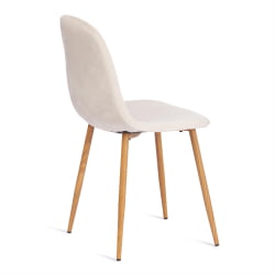 Металлический стул БРЕЕЗЕ (мод. 4724) вельвет/металл, 44 х 53 х 87 см, Лигхт беиге (светло-бежевый) ХЛР1 / натуральный / BREEZE (mod. Light beige HLR1