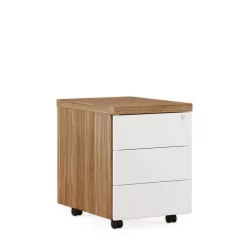 Тумба подкатная с 3 ящиками ЗИО28530313 Орех / ZIO28530313