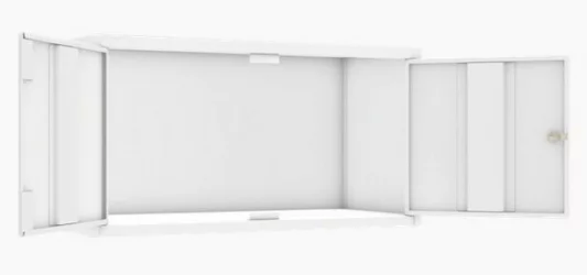 Настенный шкаф к 2-х створчатому медицинскому шкафу ШМС,ШММ