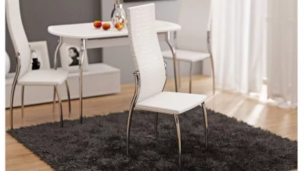 Стул Комфорт Белый Аллигатор к/з 218 (белый)