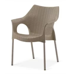 Стул пластиковый КСРБ-066Б Cреам / XRB-066B Cream