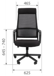 Кресло руководителя Чаирман 590 ткань/сетка Черный / Chairman