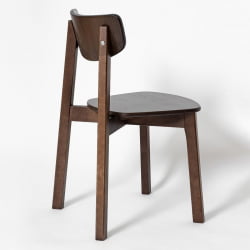 Стул с жестким сиденьем Вега Орех