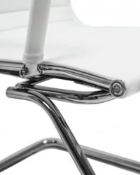 Офисное кресло для посетителей ДОБРИН CОДЙ Белый / DOBRIN CODY