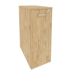 Тумба высокая выдвижная приставная / опорная ОНИКС О.ВТПО-8 Тиквуд Светлый / ONIX O.VTPO-8