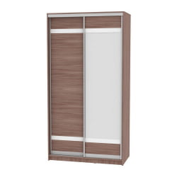 Шкаф-купе коричневый Б-220х120х60-3(ЯШТ-Д9Д10) / B-220х120х60-3(ЯШТ-D9D10)