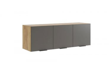 Антресоль Бери МПР-026 Дуб крафт золотой/графит / MPR-026