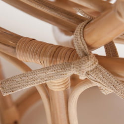 Кресло ПАПАСАН ЕCО/ПАПАСАН ЭКО П115-1/СП СТД /c подушкой, ремешками/ диаметр подушки 129 см, 115кс101кс92 см, Натурал (натуральный), ткань Старт / PAPASAN ECO/ПАПАСАН P115-1/SP STD /c 115x101x92 Natural