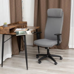 Кресло ПРАГМАТИC ПЛТ ткань, серый, C27 / PRAGMATIC PLT C27