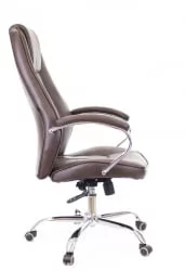 Кресло для руководителя Еверпроф Лонг ТМ Экокожа Коричневый / Everprof Long TM