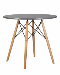 Маленький обеденный стол ДОБРИН CХЕЛСЕА 80 Темно-серый ГР-04 / DOBRIN CHELSEA GR-04