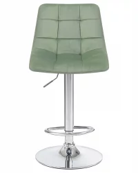 Стул барный ДОБРИН ТАИЛОР Пудрово-мятный велюр МДЖ9-87 / DOBRIN TAILOR MJ9-87