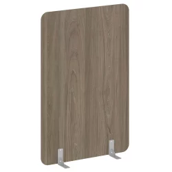 Перегородки на металлических опорах на фетровых подпятниках Р-лине ДП.Ф-120-180 Вяз Благородный / R-line DP.F-120-180