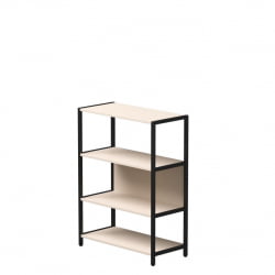 Стеллаж металлический средний Еверпроф ЕВО 254Н010 Кашемир Черный / Everprof EVO