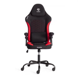 Кресло иШарк ткань, черный / красный / iShark