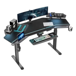 Геймерский стол Еурека ЕРК-ЕС71-Б-ЕУ / Eureka ERK-ES71-B-EU